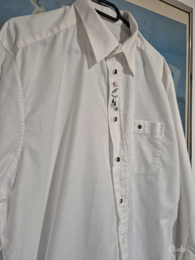 Vintage bela kosulja