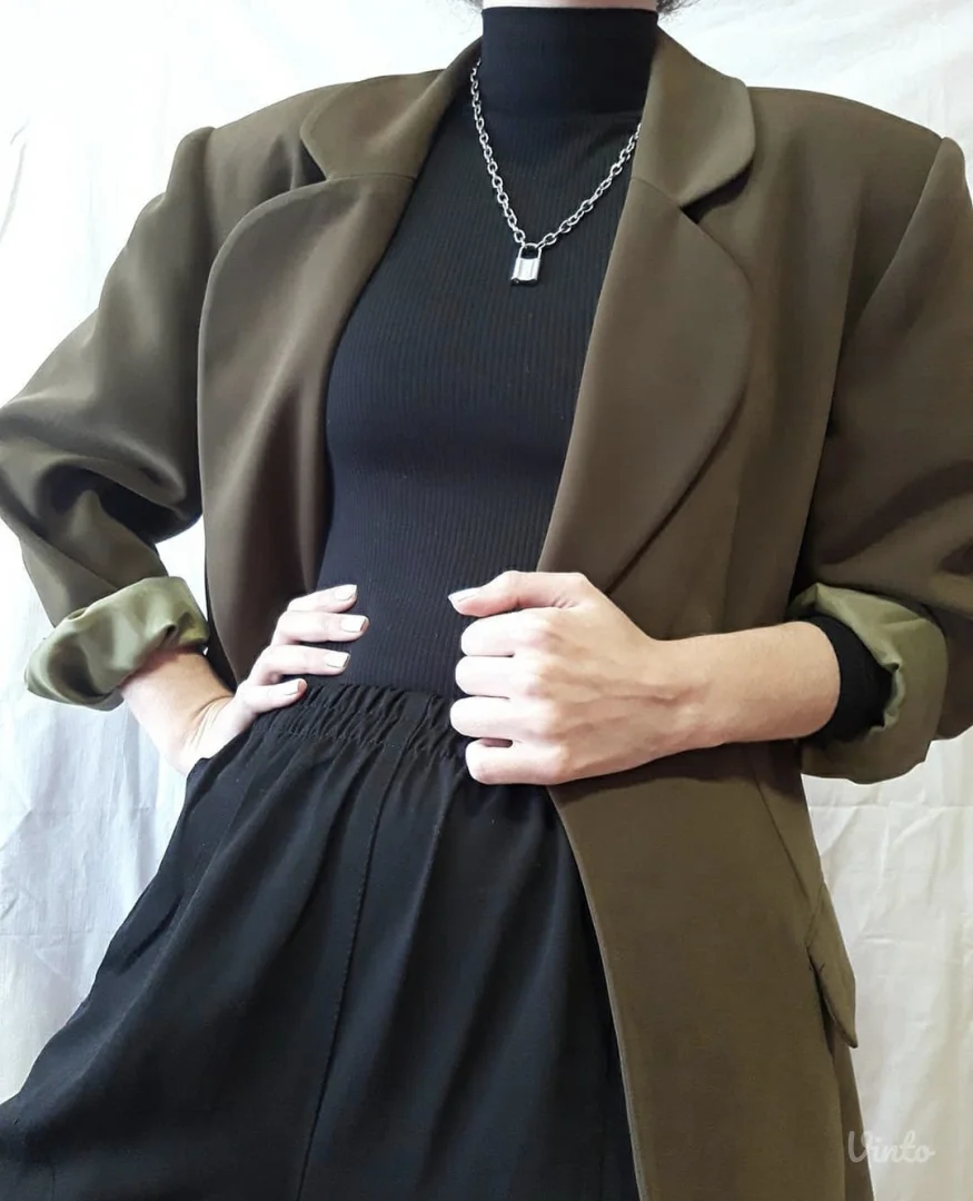 Vintage maslina sako