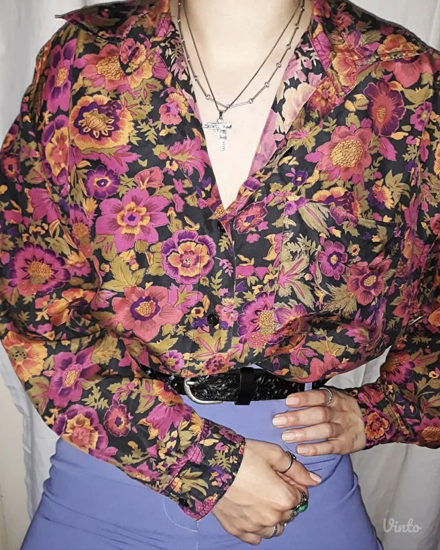 Vintage floral kosulja