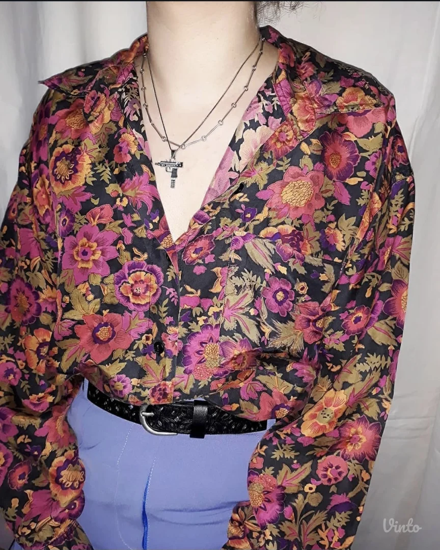 Vintage floral kosulja