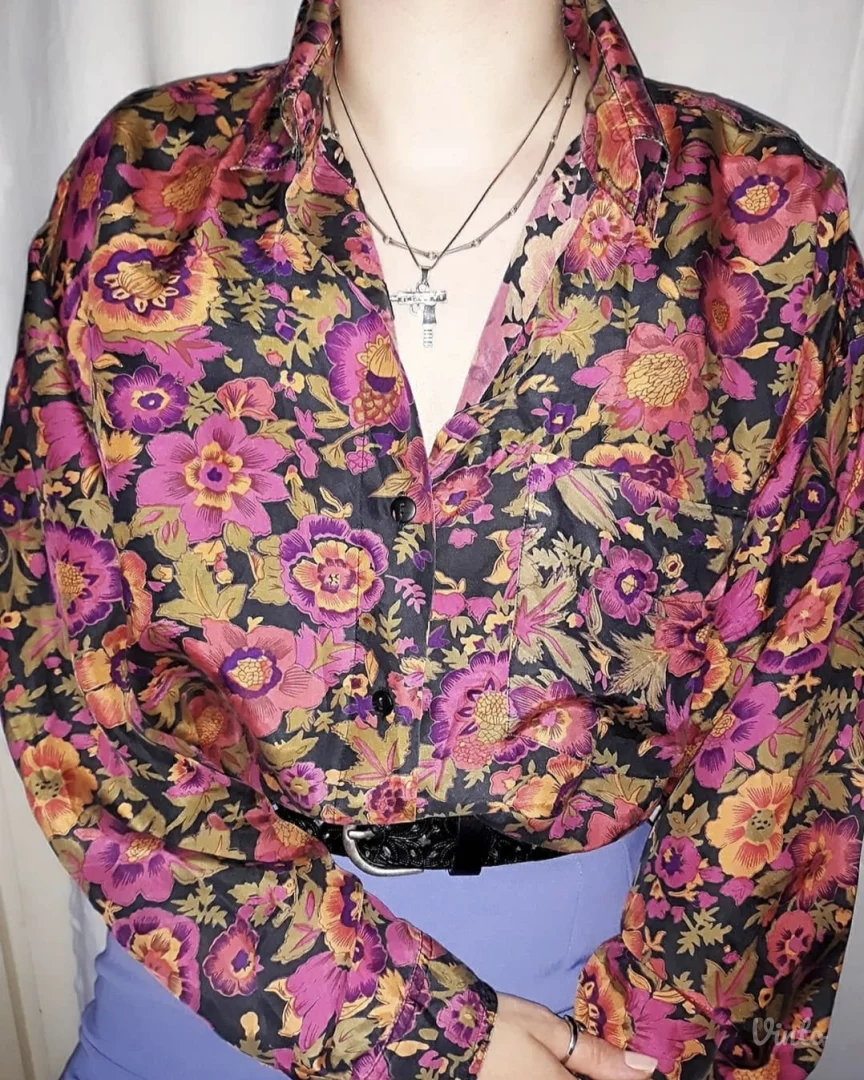 Vintage floral kosulja