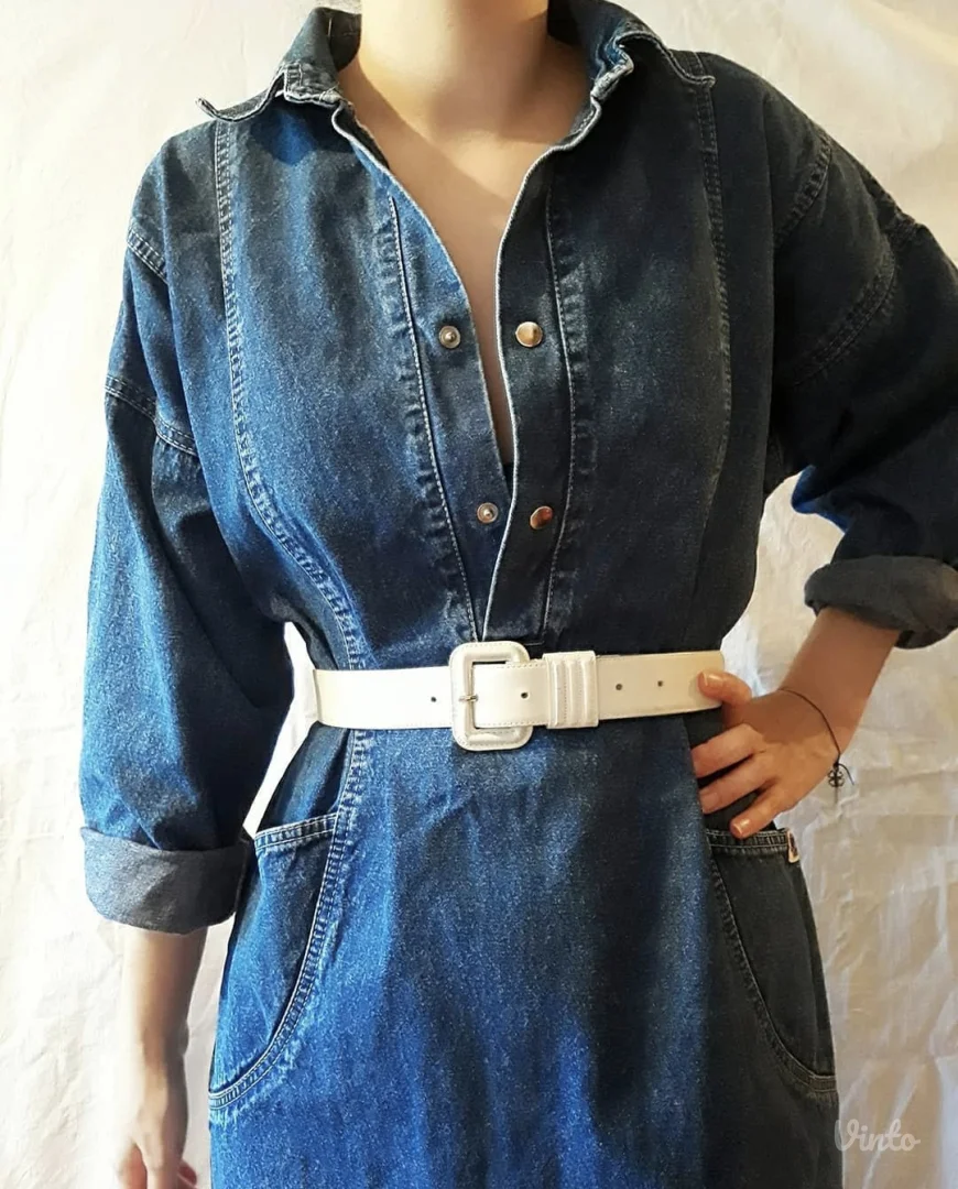 Vintage denim haljina