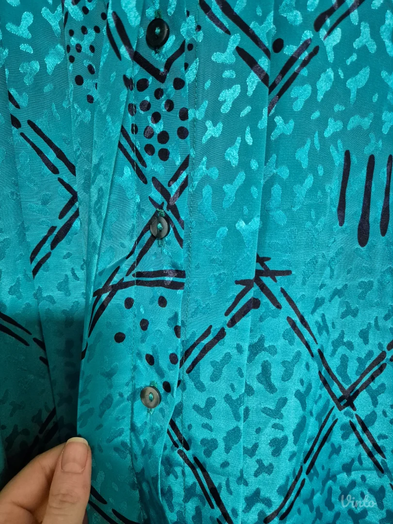 Vintage tirkiz kosulja