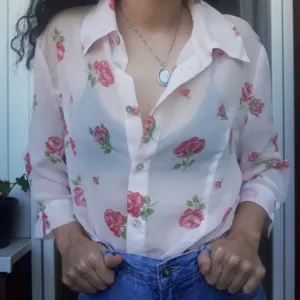 Vintage floral print kosulja