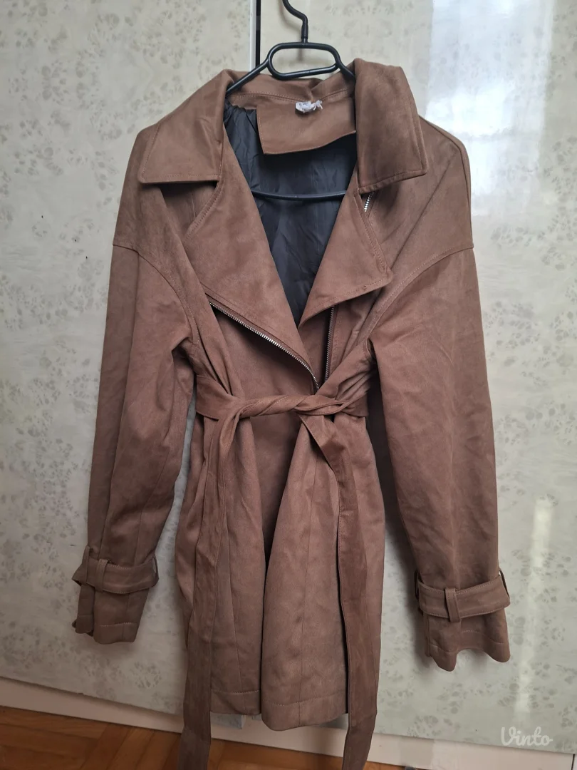 Jakna od imitacije velura