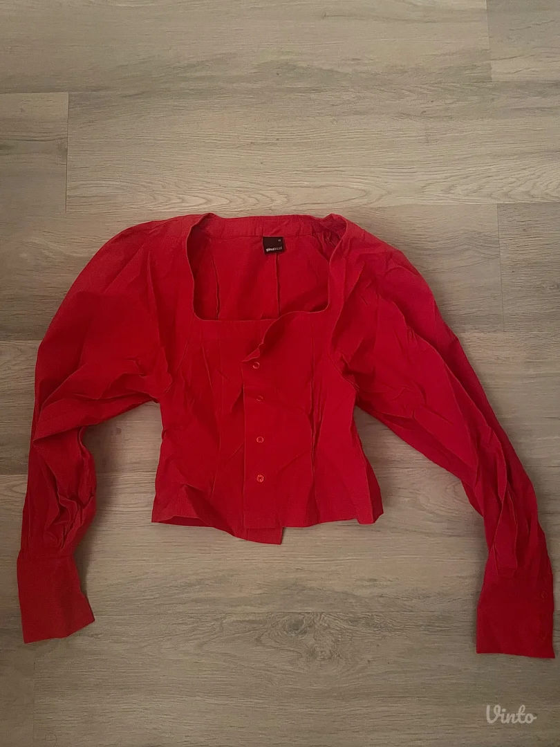 Bluza/kosulja sa puf rukavima