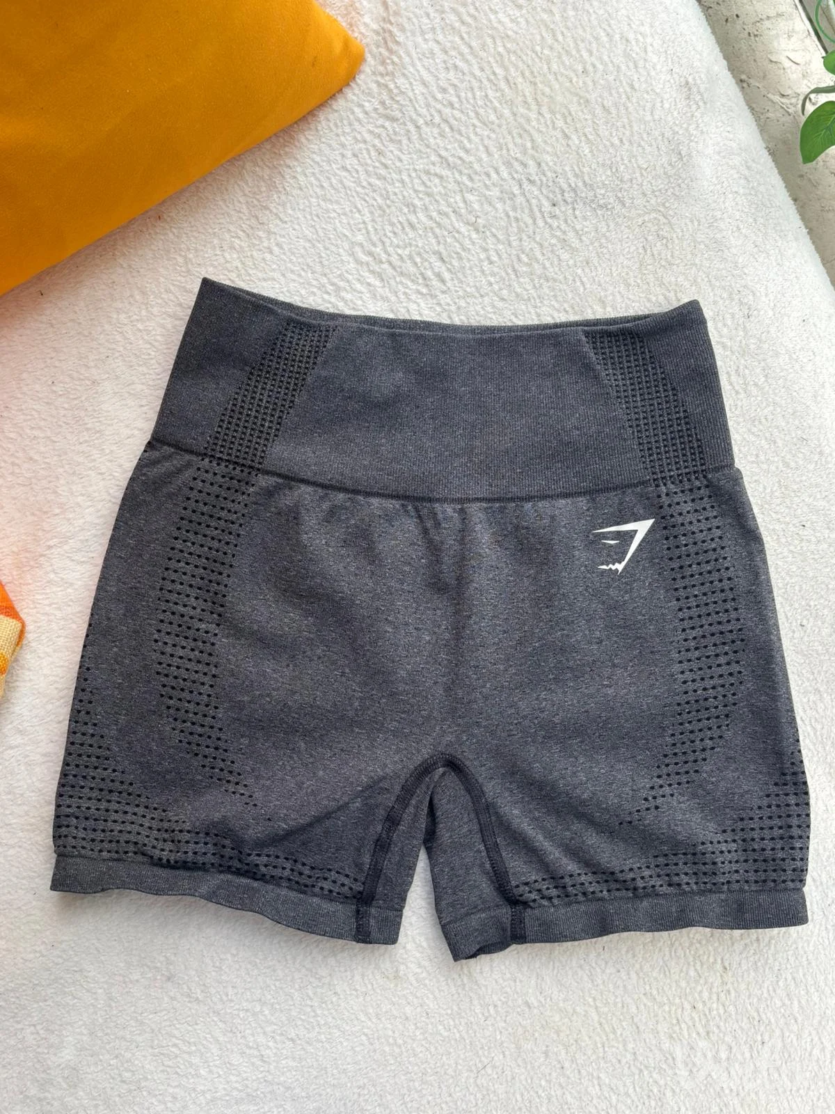 Gymshark Vital Seamless Shorts 2.0 (S) - tamno siva