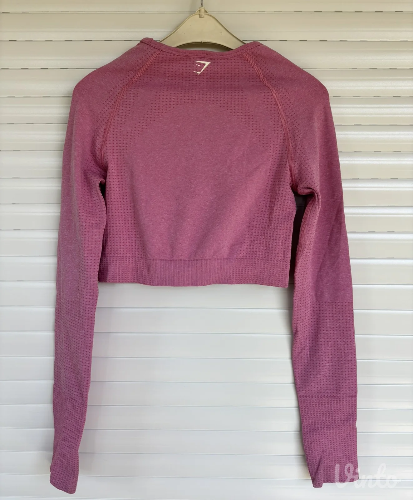 Gymshark Vital Seamless 2.0 Crop Top S – roze, kao nov