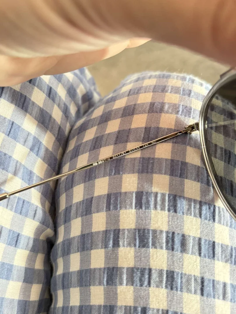 Ray ban double bridge legend silver