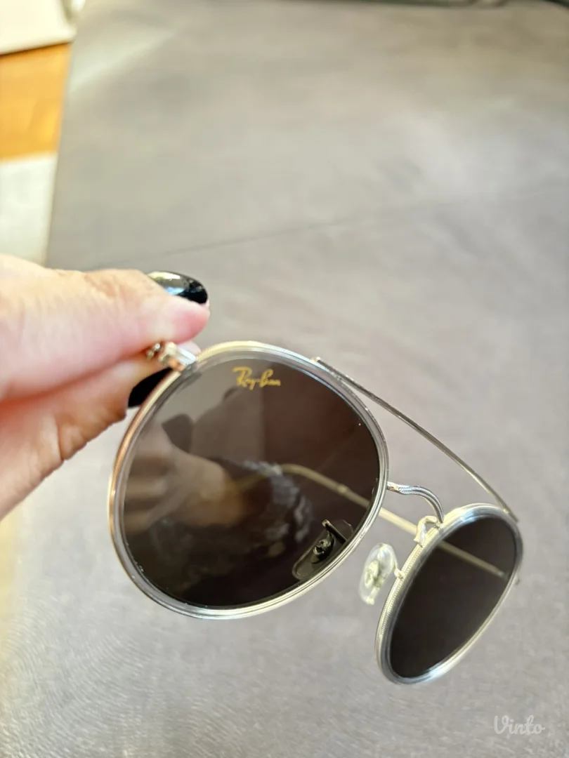 Ray ban double bridge legend silver