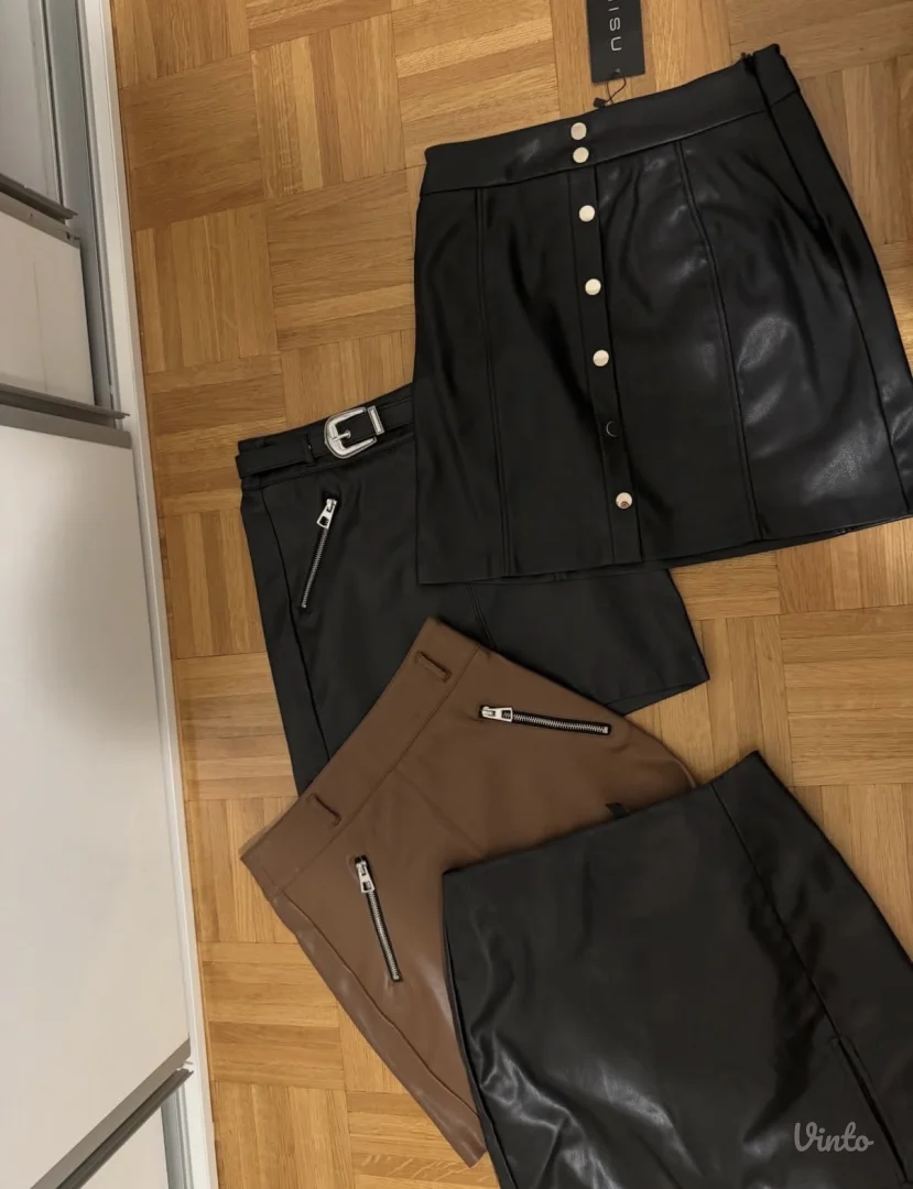 4 kožne suknjice za 2.999din