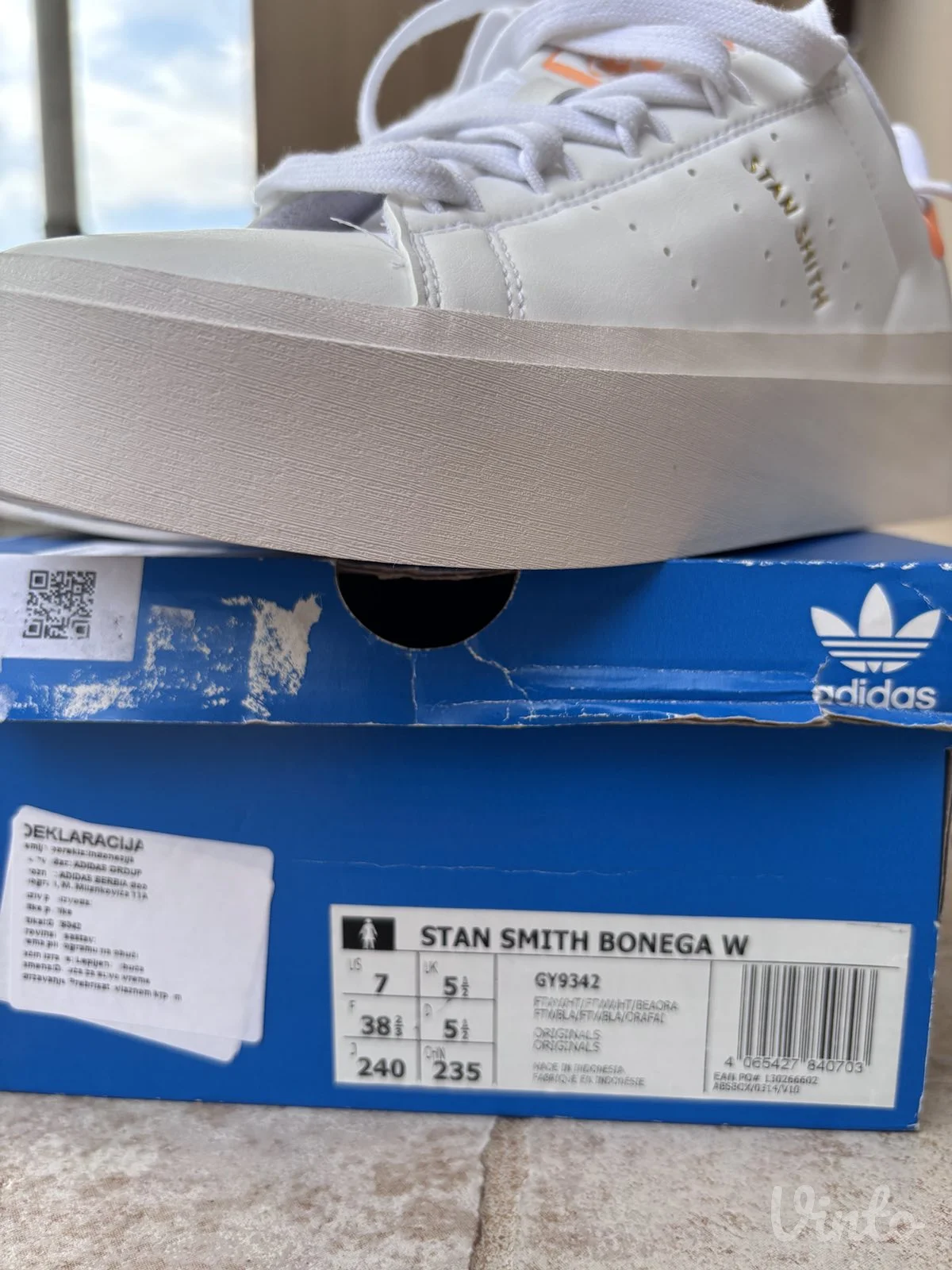 Adidas-patike-bele-38/39