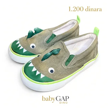 Baby GAP x Dino slip-on patike – broj 24 – kao nove!