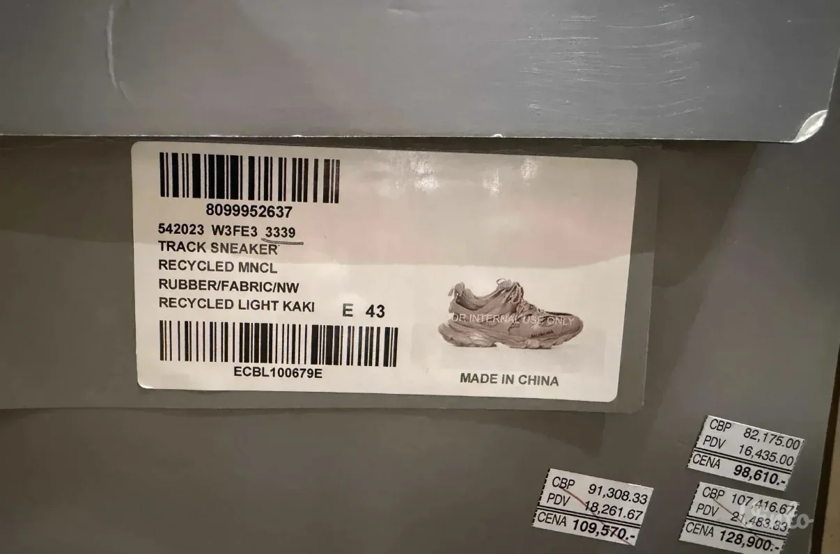 Balenciaga Track Beige Original