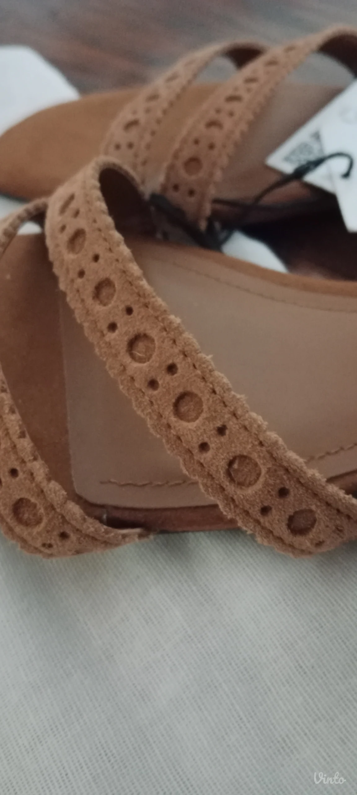 Zara kožne papuče 38 - novo sa etiketom