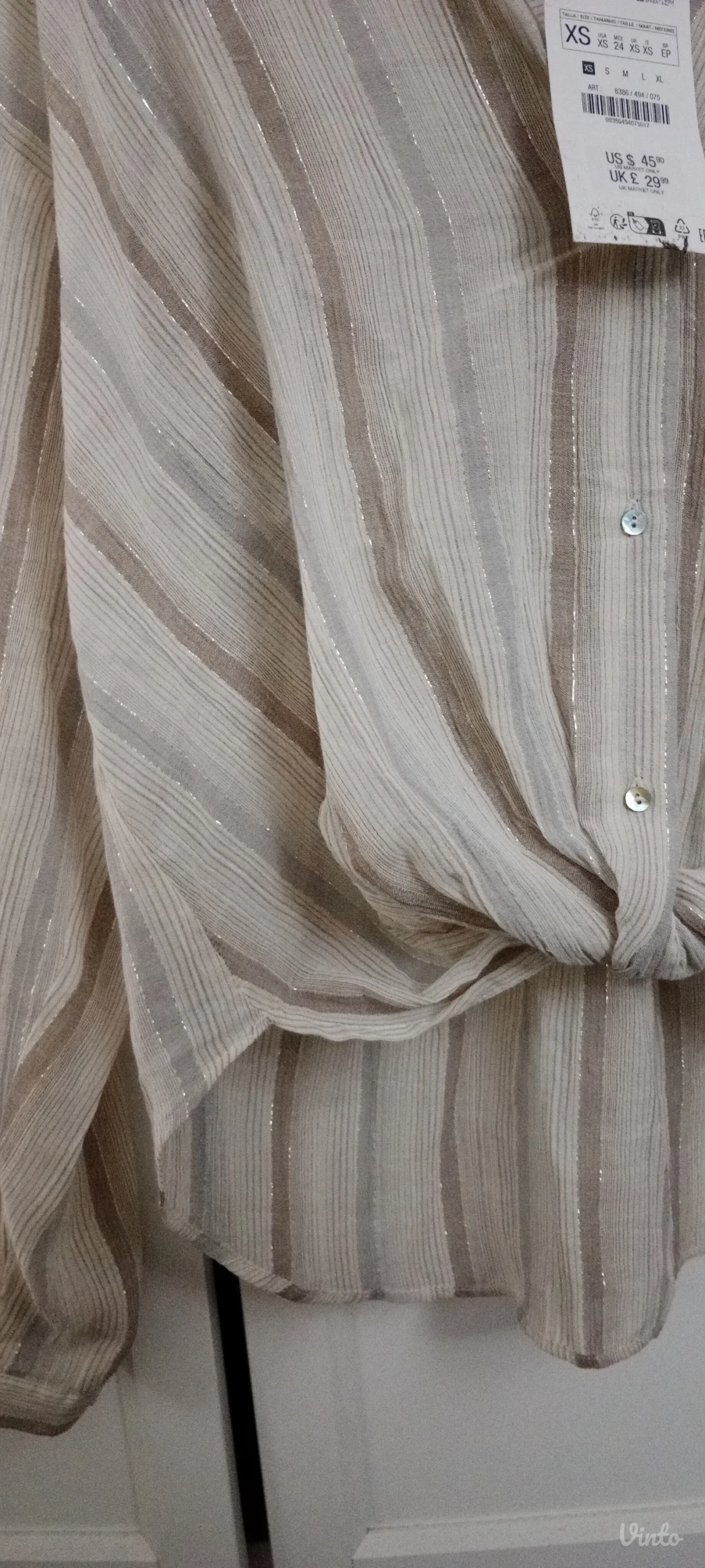 Zara bluza XS Novo sa etiketom
