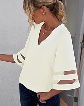 Bela elegantna bluza