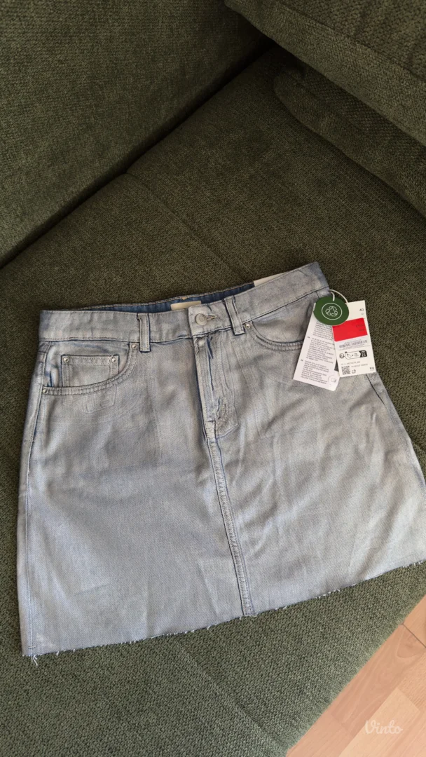 Nova Metalic teksas suknja