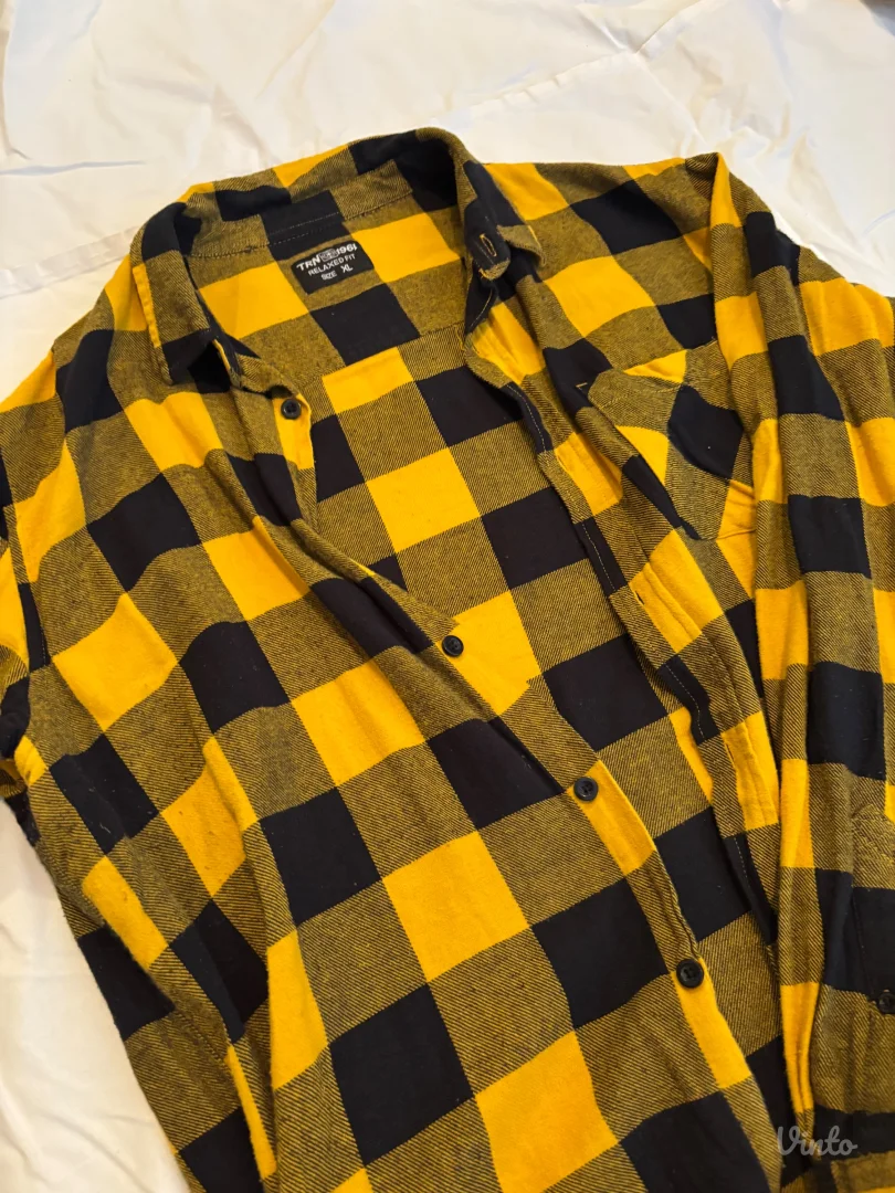 Deblja karirana kosulja