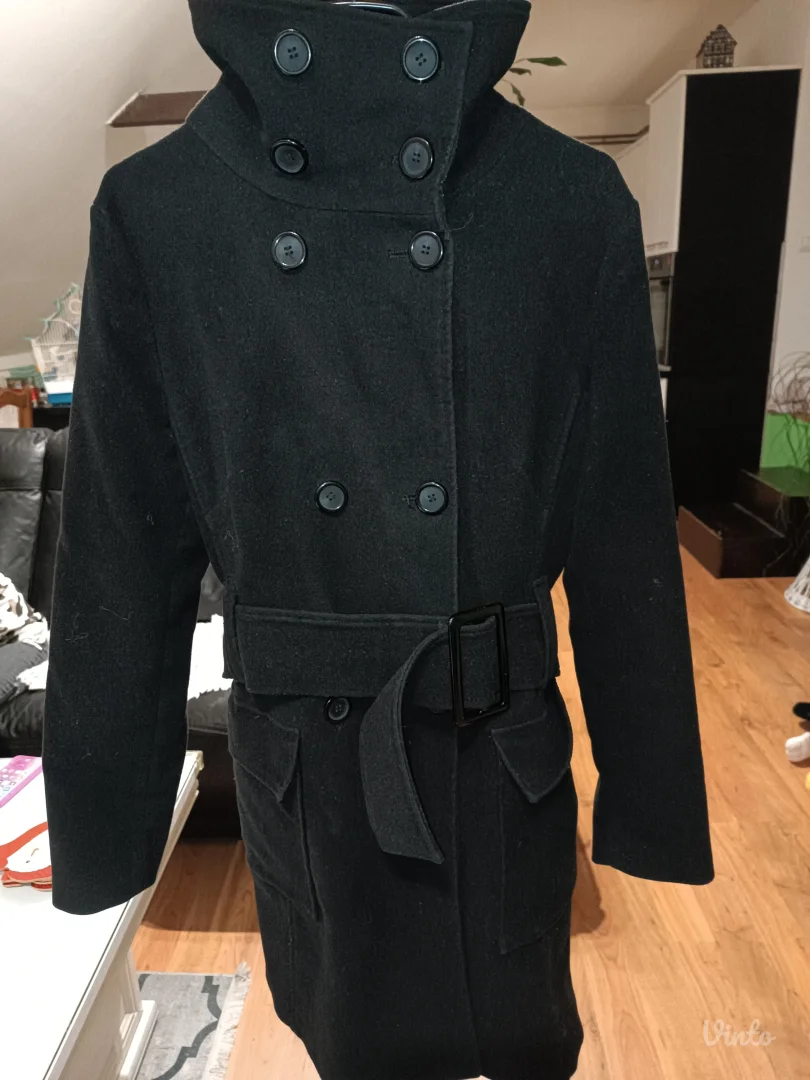 Crni ženski kaput Melrose