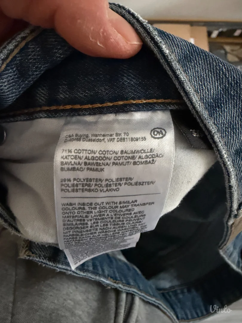 Muske C&A farmerke denim 36/34 klasik