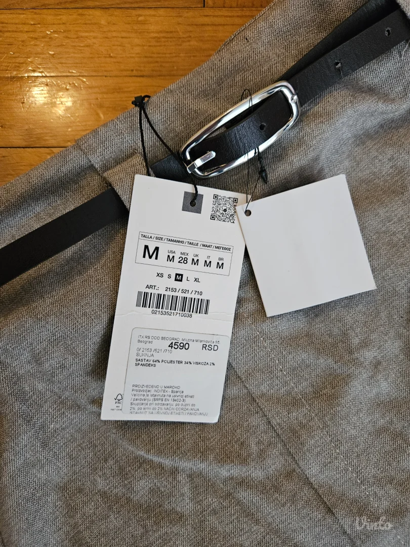 Zara suknja M - NOVO