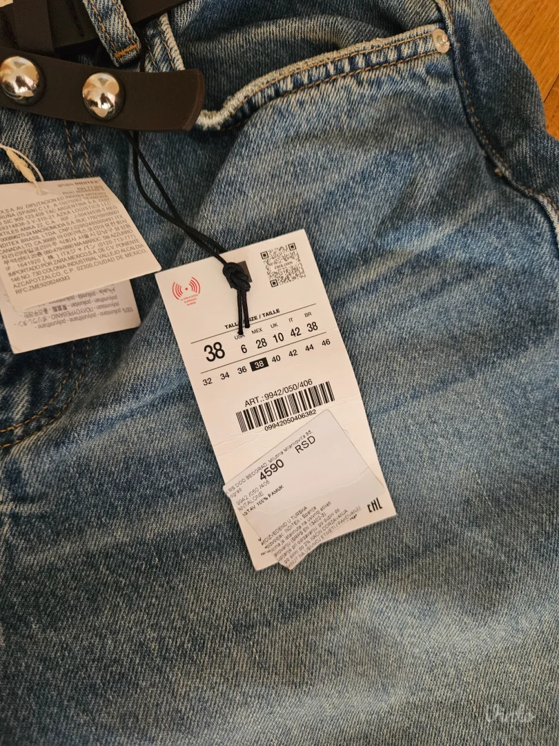Zara farmerke 38 - NOVO