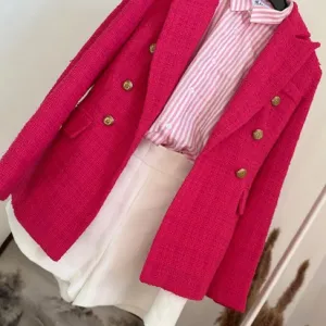 Pink tvid sako