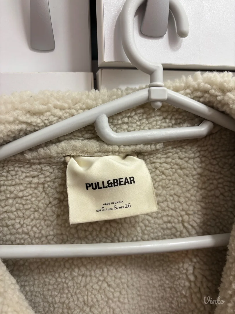 Jakna bez sa belim krznom