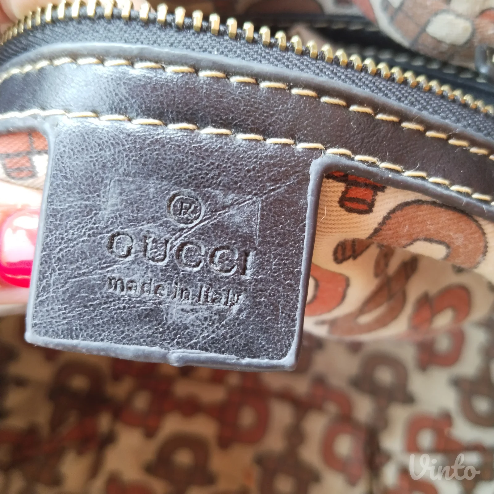 LUKSUZNA original GUCCI Aviatrix Boston torba