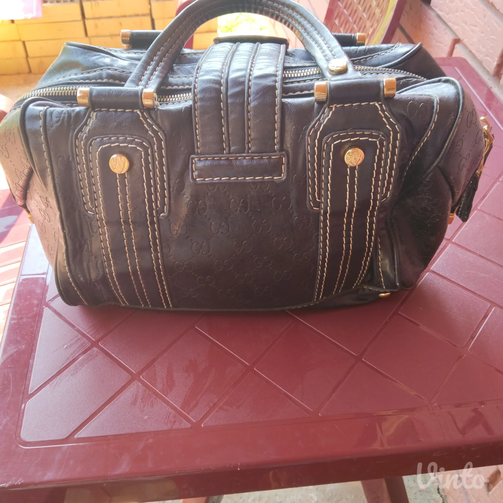 LUKSUZNA original GUCCI Aviatrix Boston torba