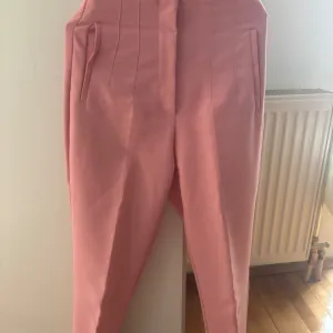 Roze pantalone na crtu