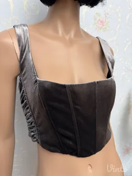 ZARA Plisani korset top, Novo sa etiketom