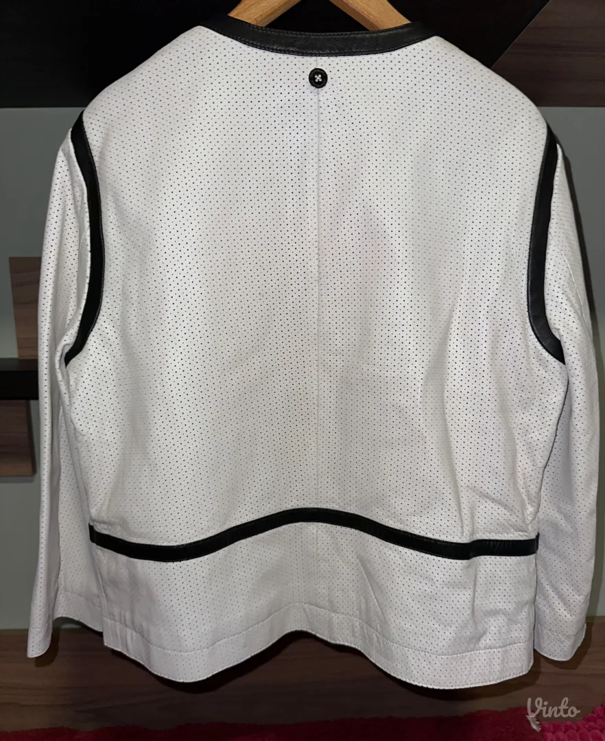 Penny black kožna jakna