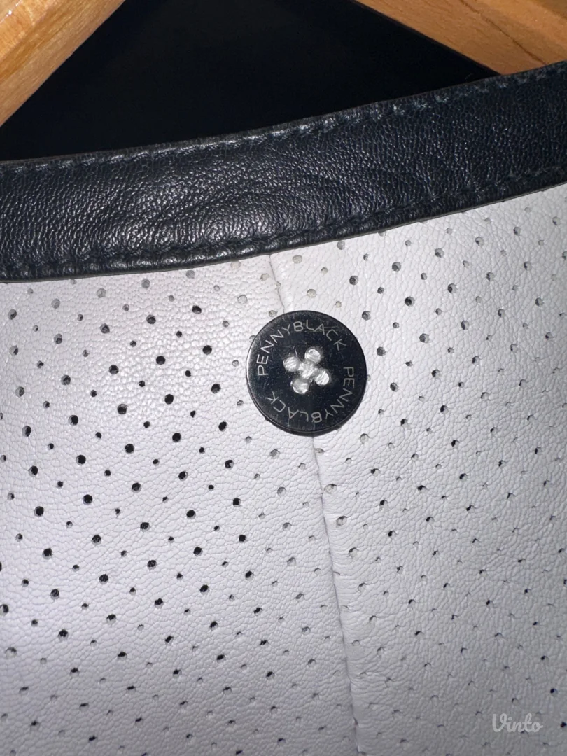 Penny black kožna jakna