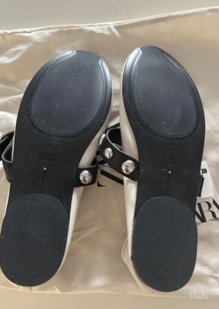 Zara kožne baletanke