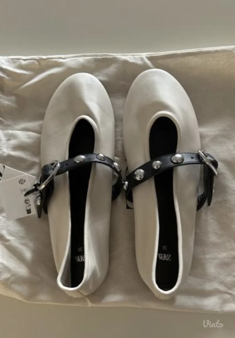 Zara kožne baletanke