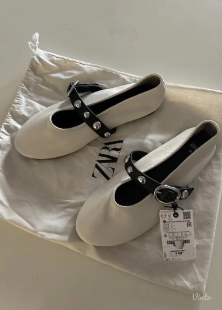 Zara kožne baletanke