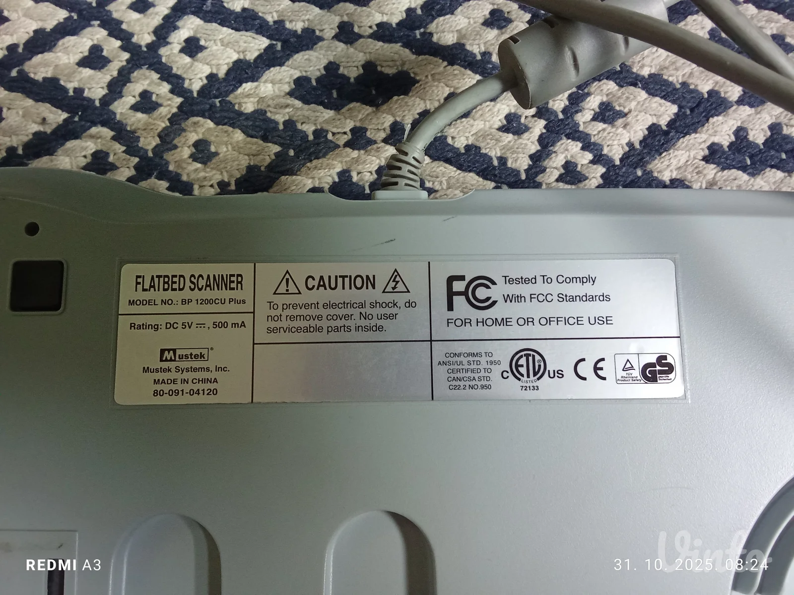 Skener Bear Paw 1200CU Plus