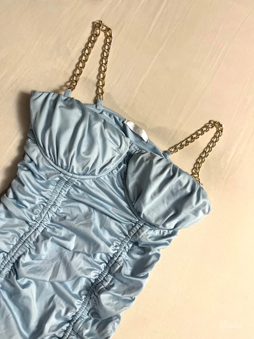 Baby blue haljina
