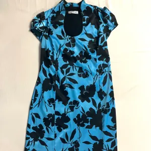 Floral satenska haljina