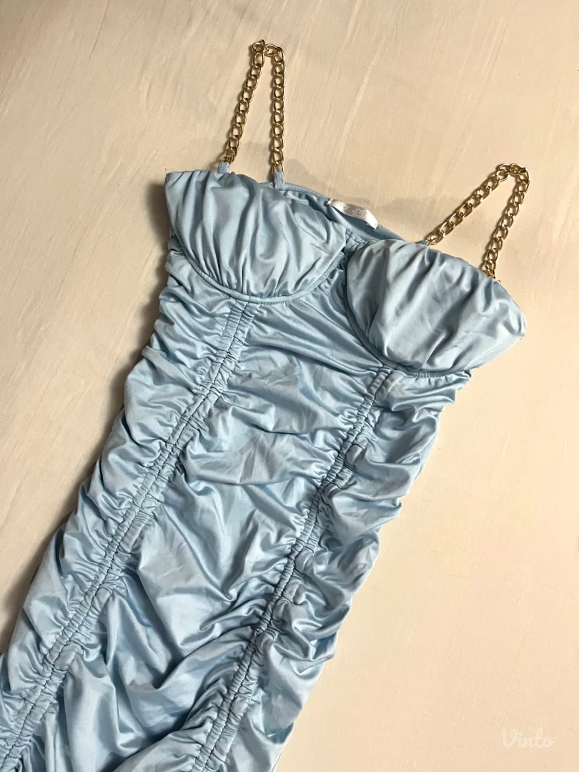 Baby blue haljina