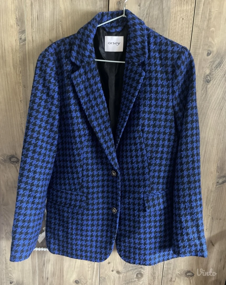 ORSAY plavi prelep kaput kao sako 40 nekoriscen