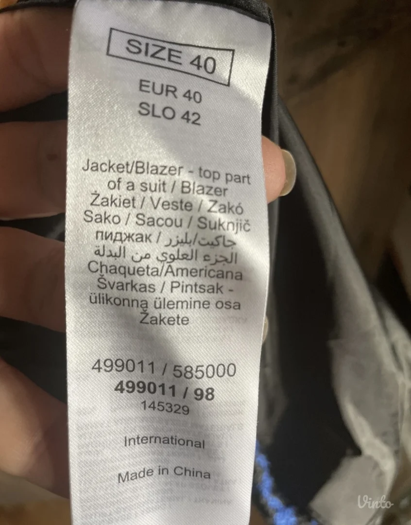 ORSAY plavi prelep kaput kao sako 40 nekoriscen