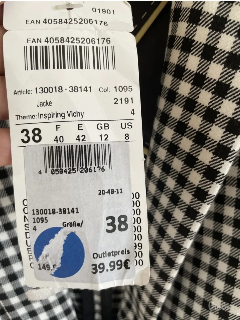 GERRY WEABER zenski sako sa etiketom 38