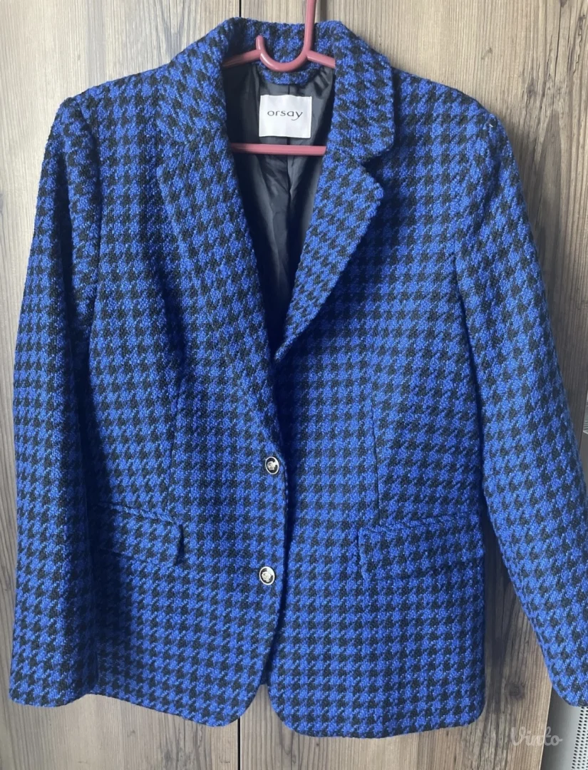 ORSAY plavi prelep kaput kao sako 40 nekoriscen