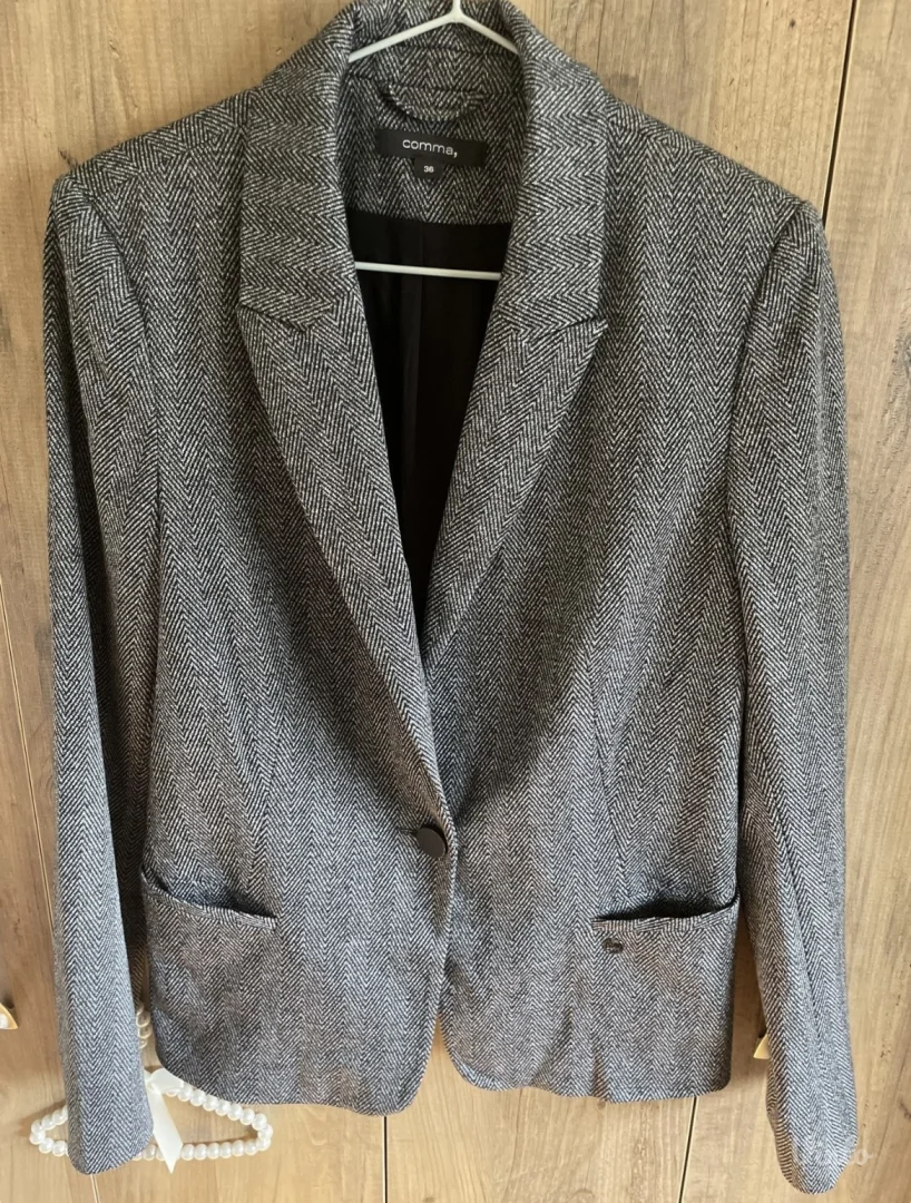 COMMA sivi zenski sako 36