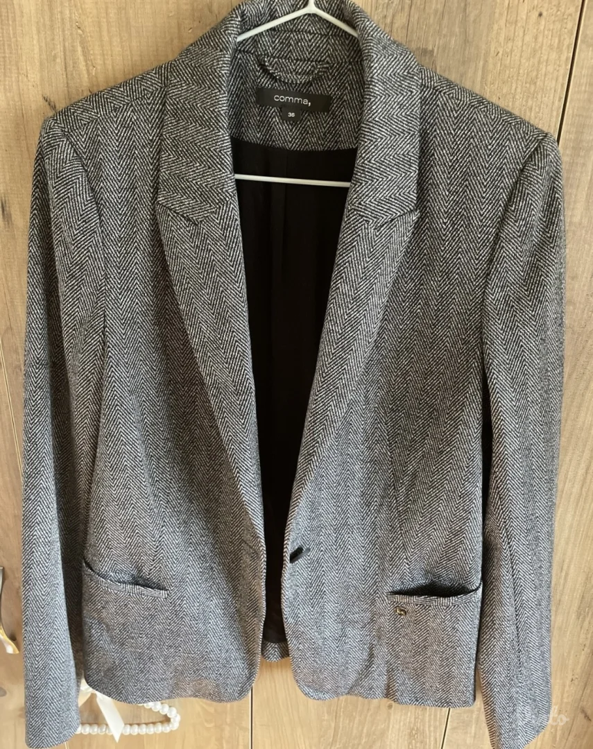 COMMA sivi zenski sako 36