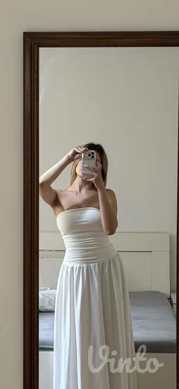 NOVO Bela letnja haljina vel.XXS/XS
