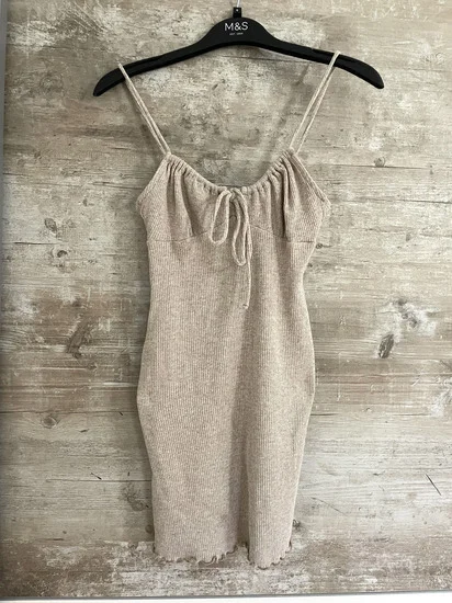 Bershka ribbed mini haljina vel.XS